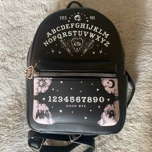Halloween Spirit Board Ouija Mini Backpack EUC